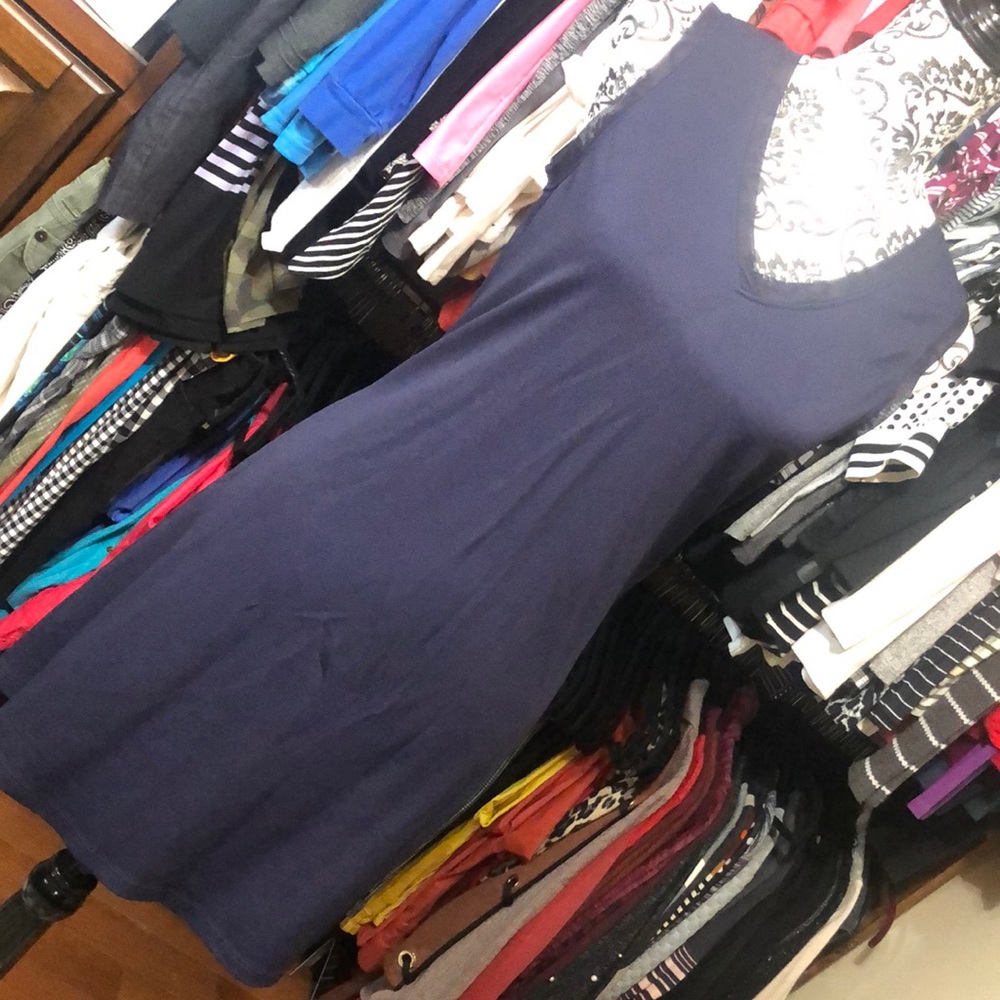 Nautica Navy Blue Swim Cover Up Size Medium